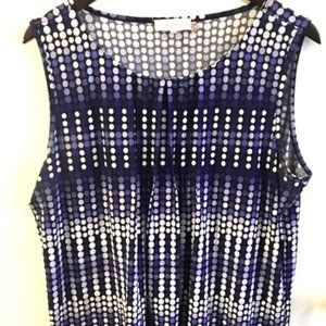 Beautiful Sleeveless Printed Calvin Klein Top - XL